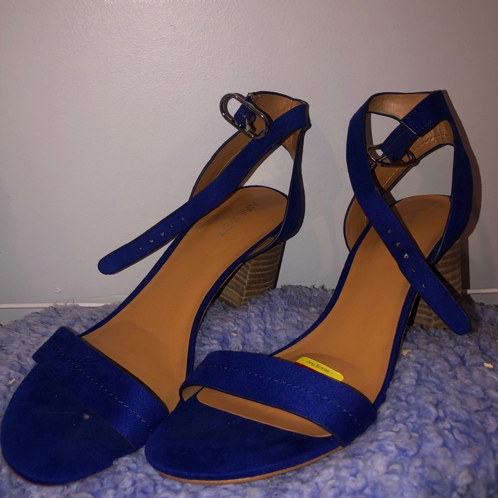 Royal Blue Nine West heels